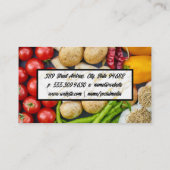 野菜 |料理名刺 名刺 (裏面)