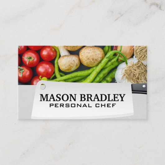 野菜 | 肉包丁 名刺 (正面)