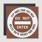 野菜NO ENTRY手磁気カード (正面/裏面)