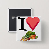 野菜Pin 缶バッジ (正面&裏面)