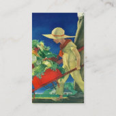 野菜VEG家族の農産物の名刺 名刺 (裏面)