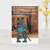 野蛮な誕生日 カード (黄色い花)