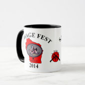 野蛮なfest 2014のマグ マグカップ (正面左)