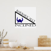 野蛮に傾く ポスター (キッチン)