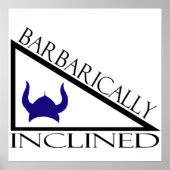 野蛮に傾く ポスター (正面)