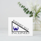 野蛮に傾く ポストカード (スタンド正面)