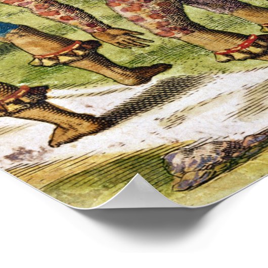 野蛮人お祝い ポスター (角)