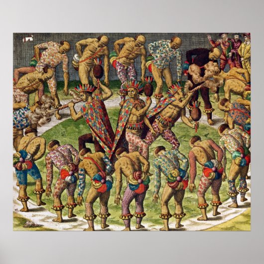 野蛮人お祝い ポスター (正面)