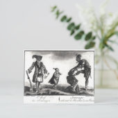 野蛮人の長が敵を火傷した ポストカード (スタンド正面)