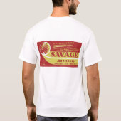 野蛮人300の弾薬箱の再生 Tシャツ (裏面)