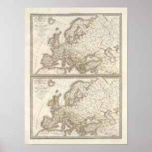 野蛮侵略の前のヨーロッパ ポスター