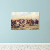 野蛮師団の攻撃 キャンバスプリント (インサイチュ (ウッドフロア))