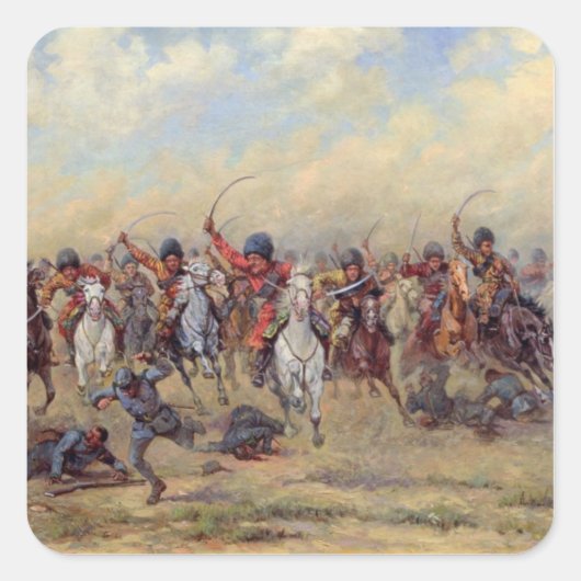 野蛮師団の攻撃 スクエアシール (正面)