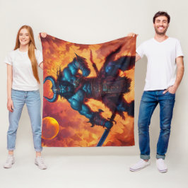 野蛮王 フリースブランケット