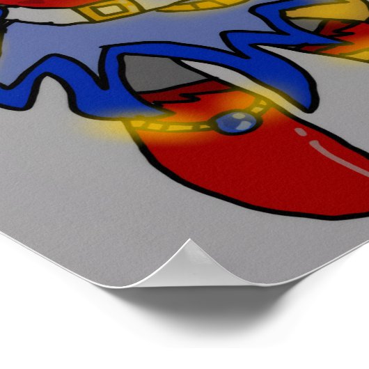 野間甲斐the cat ポスター (角)