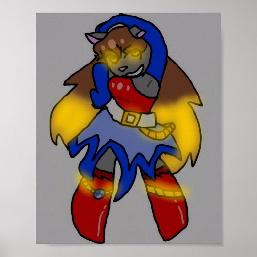 野間甲斐the cat ポスター (正面)