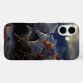 野馬の精走霊「明日まで」 Case-Mate iPhoneケース (裏面 (横))