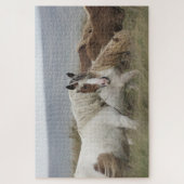 野馬の群れ ジグソーパズル (縦)