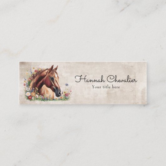 野馬馬 スキニー名刺 (裏面)