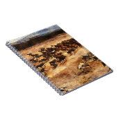 野馬:動物芸術的陛下。 ノートブック (右側)