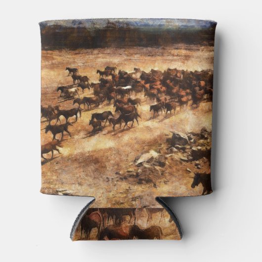 野馬:動物芸術的陛下。 缶クーラー (正面)