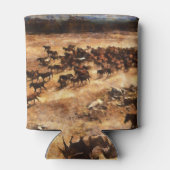 野馬:動物芸術的陛下。 缶クーラー (裏面)