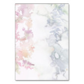 野鮮やか花桃色バイオレットイエロー テーブルナンバー (裏面)