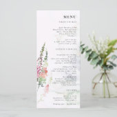 野鮮やか花桃色バイオレットイエロー メニュー (スタンド正面)