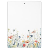 野鮮やか花 クリップボード (裏面)