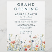 野鮮やか花 チラシ (正面)