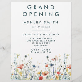 野鮮やか花 チラシ