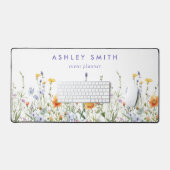 野鮮やか花 デスクマット (キーボード&マウス)