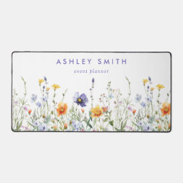 野鮮やか花 デスクマット