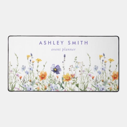 野鮮やか花 デスクマット (正面)