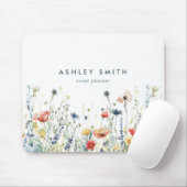 野鮮やか花 マウスパッド (マウス)