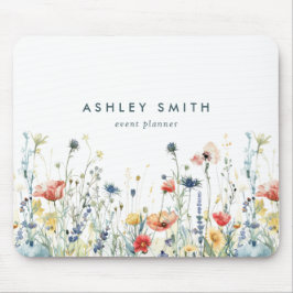 野鮮やか花 マウスパッド