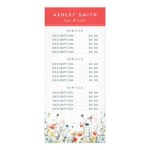 野鮮やか花 ラックカード