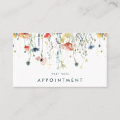 野鮮やか花 予約カード (正面)