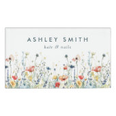 野鮮やか花 名札 (正面)