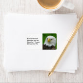 野鳥の写真 – American Bald Agle ラベル (インサイチュ)