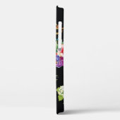 野鳥の花:黒ヴィンテージ Case-Mate iPhoneケース (裏面 / 左)