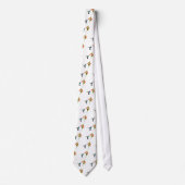 野鳥ハチドリ愛好家のアートシリーズ ネクタイ (正面)