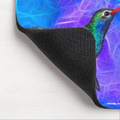 野鳥ハチドリ愛好家のアートシリーズ マウスパッド (コーナー)