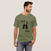 野鳥マニアTシャツ Tシャツ (正面フル)