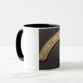 野鳥捕獲者およびcoの牽引車co、コーヒーまたは茶マグ マグカップ (正面左)