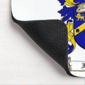 野鳥捕獲者の家紋-野鳥捕獲者の紋章付き外衣 マウスパッド (コーナー)