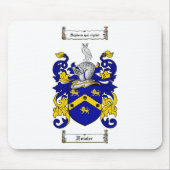 野鳥捕獲者の家紋-野鳥捕獲者の紋章付き外衣 マウスパッド (正面)