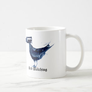 野鳥観察のコーヒーカップ コーヒーマグカップ