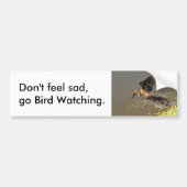 野鳥観察のバンパーステッカーは行きます バンパーステッカー (正面)