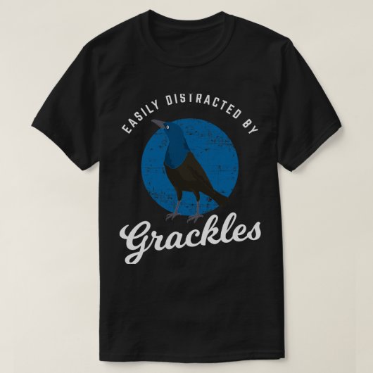 野鳥観察のバードウォッチングは簡単に手を離す Tシャツ (デザイン正面)
